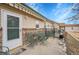 Outdoor patio featuring table with chairs and metal furniture swing at 2616 E Egbert St, Brighton, CO 80601