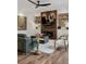 Living room features a fireplace, media center and recessed lighting at 14 S Grape St, Denver, CO 80246