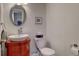Bathroom with a vessel sink, and modern fixtures at 9060 E Cherry Creek South Dr # E, Denver, CO 80231