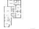 Floor plan showing a 3 bedroom, 2 bath home at 488 Vista Blvd, Brighton, CO 80603