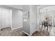 Hallway with gray walls and tile floors at 488 Vista Blvd, Brighton, CO 80603