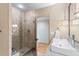Spa-like bathroom with a walk-in shower and modern finishes at 2512 Premier Pl, Boulder, CO 80304