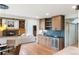 Modern wet bar with wine cooler, located near living space at 2512 Premier Pl, Boulder, CO 80304