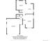 Detailed floor plan featuring the living room, kitchen, dining area, foyer, bath, hall, and garage at 16553 Gilpin St, Thornton, CO 80602