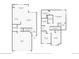 Floor plan showing both floors; kitchen, living room, bedrooms, and garage at 9316 Harrison St, Thornton, CO 80229