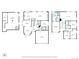 Layout with measurements and dimensions for each level at 18647 E Berry Dr, Aurora, CO 80015