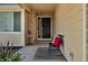 Inviting front porch with stylish decor, offering a warm welcome to guests at 18647 E Berry Dr, Aurora, CO 80015