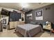 Eclectic bedroom featuring unique decor and a moody atmosphere at 1457 Rosedale St, Castle Rock, CO 80104