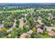 Scenic aerial view of a verdant neighborhood, showcasing its lush landscaping, mature trees, and proximity to open green spaces at 2473 S Carr Ct, Lakewood, CO 80227