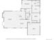Detailed floor plan showcasing the layout of the home, including the kitchen, living room, bedrooms, and garage at 2473 S Carr Ct, Lakewood, CO 80227
