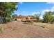 Backyard features an elevated deck with stairs at 2711 S Fenton St, Denver, CO 80227