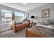 Cozy bedroom with two twin beds, a window with blinds, and neutral carpet at 2305 Quitman St, Denver, CO 80212