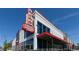 Exterior view of Alamo Drafthouse Cinema with its iconic sign and modern architecture at 2305 Quitman St, Denver, CO 80212
