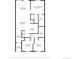 Detailed floor plan showcasing layout including living room, bedrooms, kitchen, and bathrooms at 2985 W 46Th Ave, Denver, CO 80211