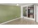 Dining room with wood floor, light fixture and large window with view to another room at 770 Havana St, Aurora, CO 80010