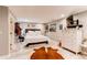 Finished basement bedroom with neutral decor, ample storage, and modern flooring at 10393 Deerfield Rd, Franktown, CO 80116
