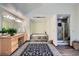 Bright bathroom with a double vanity, walk-in shower, and large soaking tub at 1662 Gore Dr, Larkspur, CO 80118