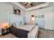 Comfortable bedroom with stylish decor and ample natural light at 6320 Indian Paintbrush St # 108, Frederick, CO 80530