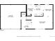 Floor plan for the second floor of the house, with dimensions for the living room, kitchen, and garage at 11041 Newland St, Westminster, CO 80020