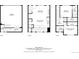 Detailed floor plan showcasing the layout of a three-story home, including room dimensions and key features at 8711 E Hampden Ave # 6, Denver, CO 80231