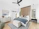 Bright bedroom with a ceiling fan, a decorative screen, a dresser and natural light at 5052 Nile Ct, Golden, CO 80403