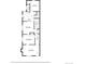 Detailed floor plan showcasing the layout of the house including the living room, kitchen, and bedrooms at 1038 E 4Th Ave, Denver, CO 80218