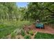 Serene backyard patio with lush greenery, perfect for relaxing or entertaining outdoors at 116 Monarch St, Louisville, CO 80027