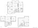 Detailed floorplan showcasing the layout of the home's first and second floors, including bedrooms, bathrooms, and living spaces at 18680 Arrowwood Dr, Monument, CO 80132