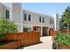 Charming townhouse with well-maintained landscaping and a private fenced yard at 1050 S Monaco Pkwy # 125, Denver, CO 80224