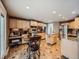 Gourmet kitchen equipped with stainless steel appliances, granite countertops, and a central island workstation at 1537 Rosedale St, Castle Rock, CO 80104