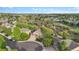 Drone shot showcasing property nestled in a community with natural green space at 22302 Quail Run Way, Parker, CO 80138