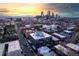 Stunning aerial view of Denver neighborhood with modern condo building at 1300 N Ogden St # 304, Denver, CO 80218