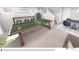 Finished basement area featuring a ping pong table and a seating area with a dining table at 1593 W 166Th Ave, Broomfield, CO 80023