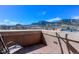 Private balcony offering stunning mountain views at 1077 Canyon Blvd # 403, Boulder, CO 80302