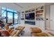 Bright Gathering room featuring built-in shelving and fireplace at 1077 Canyon Blvd # 403, Boulder, CO 80302