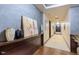 Building hallway with modern decor and artwork at 1077 Canyon Blvd # 403, Boulder, CO 80302