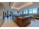 Open concept kitchen with large island and breakfast bar at 1077 Canyon Blvd # 403, Boulder, CO 80302