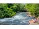Relaxing riverfront with people enjoying the outdoors at 1077 Canyon Blvd # 403, Boulder, CO 80302