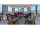 Sunlit sitting area with a circular seating arrangement at 1077 Canyon Blvd # 403, Boulder, CO 80302