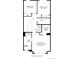 Third floorplan features three bedrooms, two bathrooms, laundry, and walk-in closet at 815 Josephine Way, Superior, CO 80027