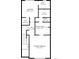 Upstairs floorplan featuring a primary bedroom, bath, walk-in closet and another bedroom at 1436 Turnberry Dr, Castle Rock, CO 80104