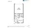Floor plan for the first floor featuring two-car garage, bedroom, and covered porch at 16605 Peak St, Broomfield, CO 80023