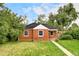 Lovely brick home featuring a well-maintained lawn and inviting curb appeal at 2970 Leyden St, Denver, CO 80207