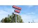 Eye-catching vintage sign welcomes visitors to Oneida Park at 2970 Leyden St, Denver, CO 80207