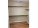 Spacious walk-in closet with built-in shelving providing ample storage at 15346 Heritage Cir, Thornton, CO 80602