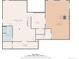 A detailed floor plan of the basement showcasing layout, including recreation room and storage at 5300 Tabor St, Arvada, CO 80002