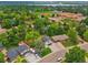 A neighborhood aerial view features a school and play ground, showcasing community amenities and property surroundings at 7684 S Ingalls St, Littleton, CO 80128