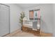 Bright bedroom with a white crib, light colored rug and good natural light at 3619 N York St, Denver, CO 80205