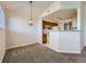 Dining area featuring modern light fixture, room to entertain and open floorplan at 5705 N Genoa Way # 308, Aurora, CO 80019