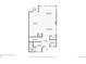 First floor plan features kitchen, living room, dining room, foyer, bathroom, pantry, mudroom, entry, and detached garage at 5074 Yosemite Ct # 1, Denver, CO 80238